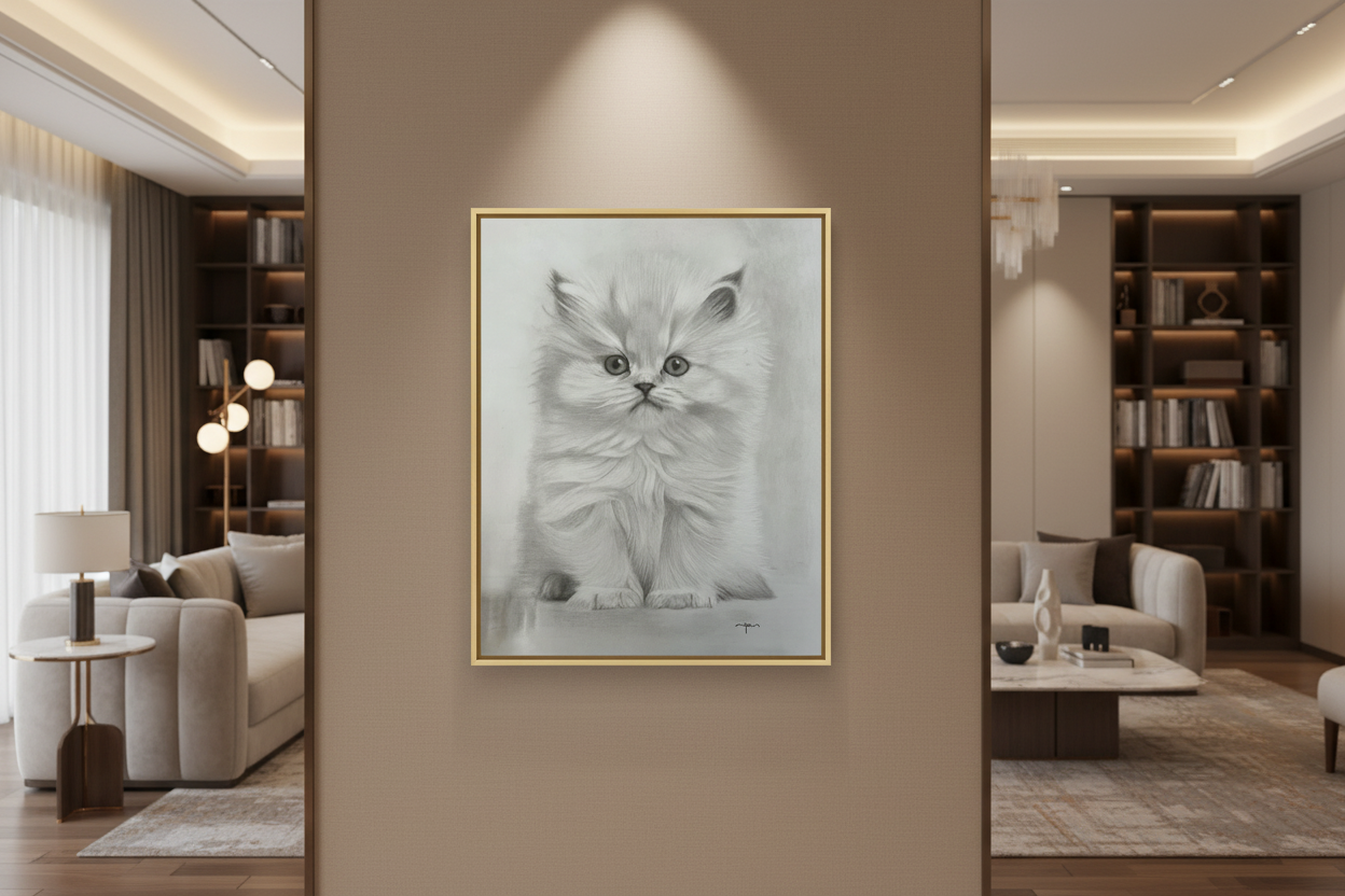 Gato Persa salón lujo