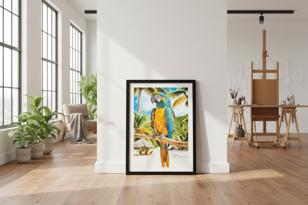Papagayo estudio artista