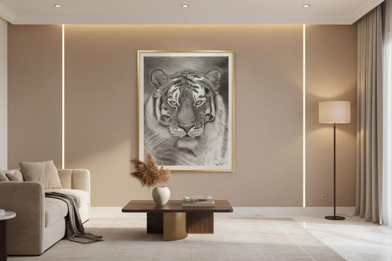 Tigre de Bengala salón lujo